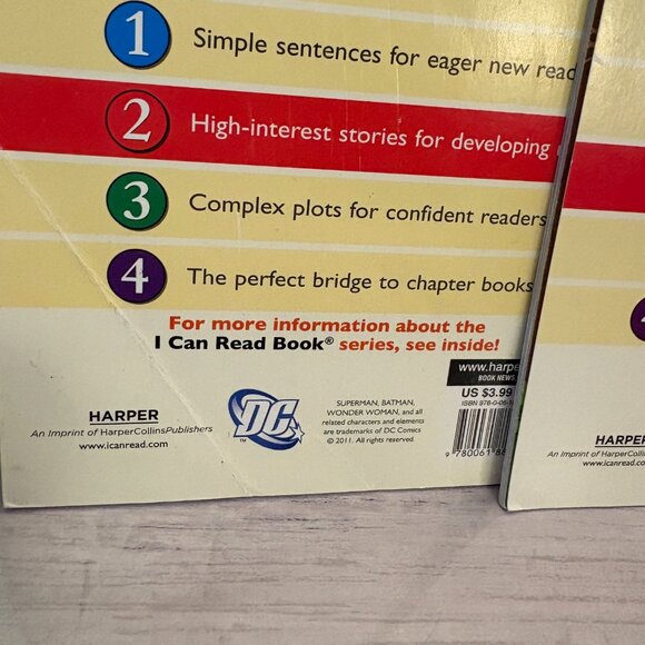 Kids DC Comics Superman, I Can Read Books, Level 2 Bundle (SKU: 173MI) - Picture 6 of 6